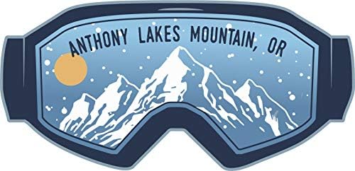 אנתוני אגמים הר אורגון סקי הרפתקאות מזכרות 4 אינץ ויניל מדבקות מדבקת הר עיצוב