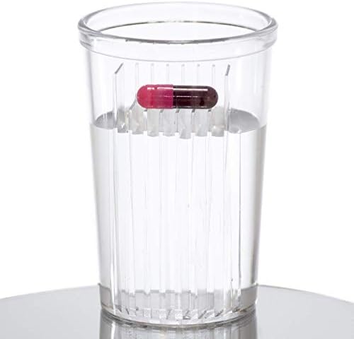 מארז גלולות פלסטיק טריטן הניתן לגיבוב 7 יום + כוס נוטלי גלולות ג ' י. אם. אס-נהל בקלות את התרופות, הכדורים והוויטמינים