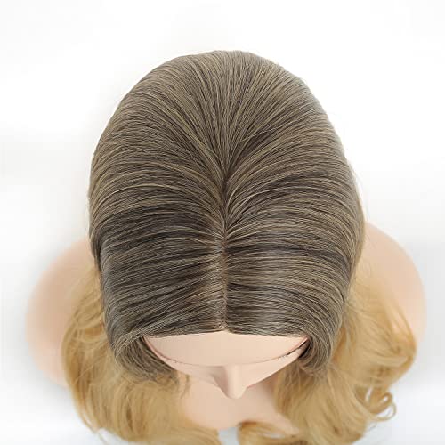 אייקר חום פאה עבור נשים ארוך גלי שיער פאה סינטטי מתולתל 20 סנטימטרים ארוך תלבושות פאה עבור נשים למבוגרים