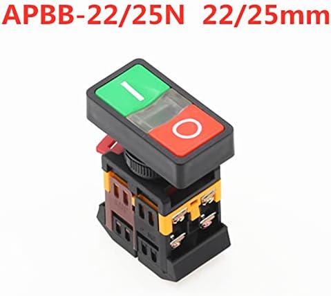 DJDLFA APBB-22N-25N PPBB-30N START-STOP STAP כפתור כפתור כפתור עם מנורת LED