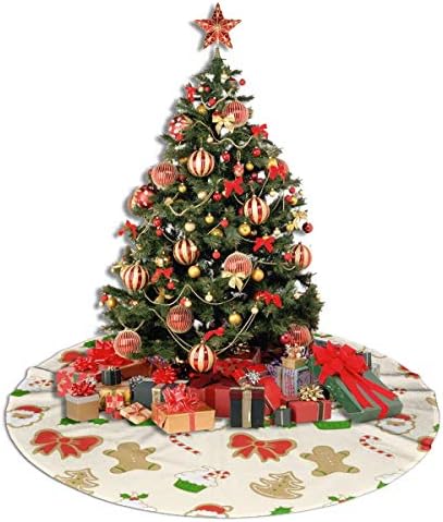 Lveshop Defitication Defitical Defitice עץ חג המולד חצאית יוקרה עגול מקורה מחצלת חוץ כפרי חג המולד עץ קישוטי