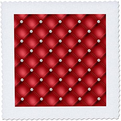 3 רוז גלאם אדום תמונה של יהלומי אבני חן תמונה של מצויץ יהלומי דפוס-שמיכת ריבועים