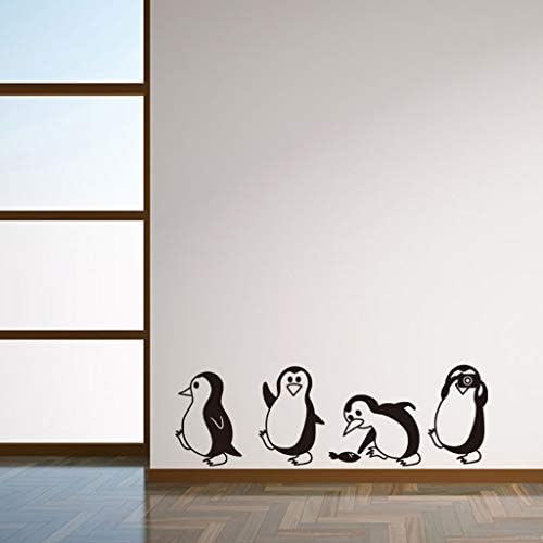 משתלת ילדים חדר דקורטיבי חדר דקורטיבי פינגווין מדבקות נשלפות DIY קיר מדבקות בית מדבקות לוח עיצוב ביתיות לקיר