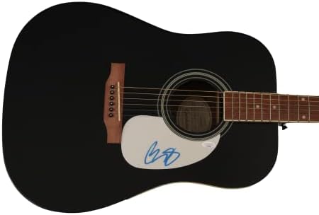 בראד פייזלי חתם על חתימה בגודל מלא גיבסון אפיפון גיטרה אקוסטית ג 'יימס ספנס אימות ג' יי. אס.