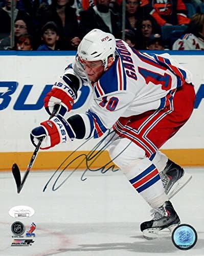 מריאן גבוריק חתמה על צילום הוקי 8x10 עם JSA COA - תמונות NHL עם חתימה