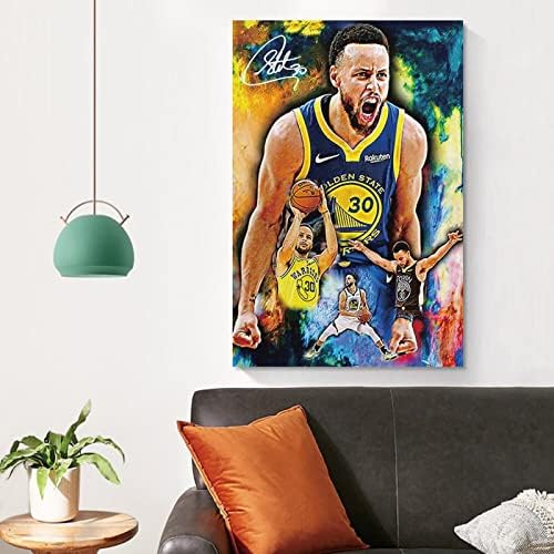 סטיבן כדורסל ספורט קארי כרזת דקורטיבי ציור דקורטיבי כרזות קיר קיר ותמונת אמנות מודרנית כרזות