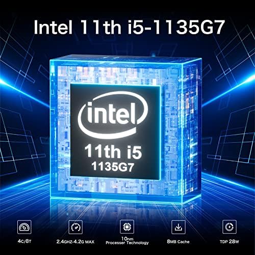 מחשב מיני ג 'י-אם-קיי-סי,אינטל 5-1135 גרם 7 מחשבי מיני 4 ליבות, 16 ג' יגה-בייט רם 512 ג ' יגה-בייט,