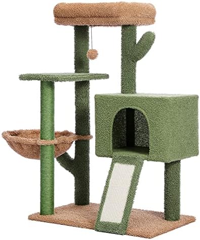 חתול עץ יציב חתול מגדלי מפנק מוטות עץ חתול עץ חתול צעצועי חתול מטפס חתולי חתול עץ קטן עבור מקורה