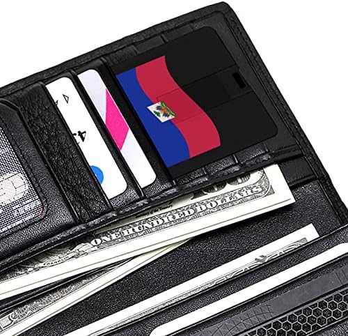 דגל של כרטיס האשראי של Haiti Carder Card USB כונן פלאש זיכרון נייד כונן אחסון מפתח 32 גרם