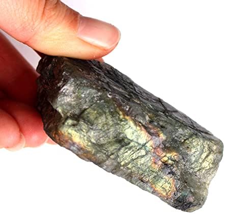 Shitou2231 1pc 10-60 גרם יפה לברדוריט צבעוני אבן חן גס פלאש גולמי מינרלים מתנה רייקי קריסטל אבני ריפוי אבני