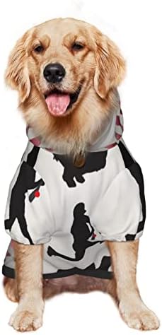 קפוצ'ון גדול של כלב ארהב סוודר בגדי חיות מחמד של חובב המשחק