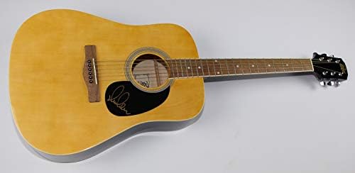 אלביס קוסטלו משאבת זה שנים דגם אותנטי חתם חתום מלא גודל דבש עץ אקוסטית גיטרה לואה