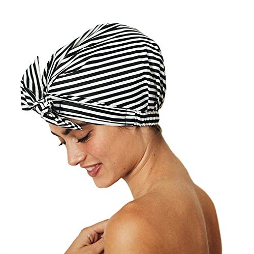 כובע מקלחת של ביביקה לנשים לשימוש חוזר למים, כובעי מקלחת כובע מקלחת רחצה כובעי שיער לשיער ארוך טורבן גדול