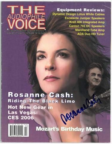 רוזאן קאש חתמה על קול האודיופיל מגזין מלא 2006 כרך 11, גיליון 5-הולוגרמה ג 'י 38169-ג' יי. אס. איי