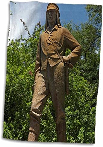 פסל 3 של דיוויד ליווינגסטון, ויקטוריה פולס, זימבבואה, אפריקה - מגבות