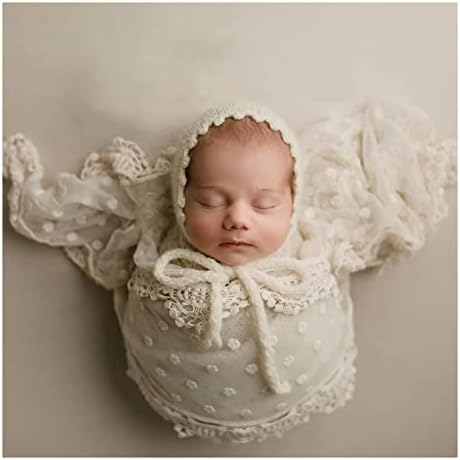 הונרה נולדת הצילום תחרה עוטף תינוקת ממצים שכבת פוטושוט