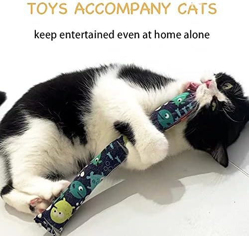 צעצועי חתול אזופיו כריות חתול, צעצוע חתול אינטראקטיבי לחתולים מקורה, צעצועי חתול רכים ועמידים, צעצועי
