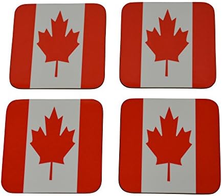 קנדה דגל רכבת משקה סט מתנה לקנדים עלה מייפל בית מטבח בור בר.
