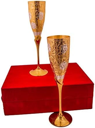 ג ' איפור אייס אבסג00117מתנות מלכותיות כסף מצופה פליז יין זכוכית / גביע סט עבור בר מלון רסטאורנט