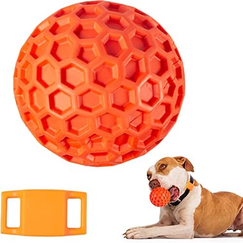 כדורים חורקים של כלבים, צעצועי כלבים בלתי ניתנים להריסה לעיסות אגרסיביות, כלבי סופר -עיסת קשוחים