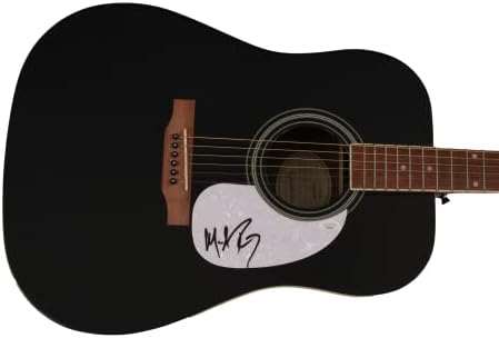 מייקל ריי חתם על חתימה בגודל מלא גיבסון אפיפון גיטרה אקוסטית עם ג 'יימס ספנס אימות ג' יי. אס. איי.
