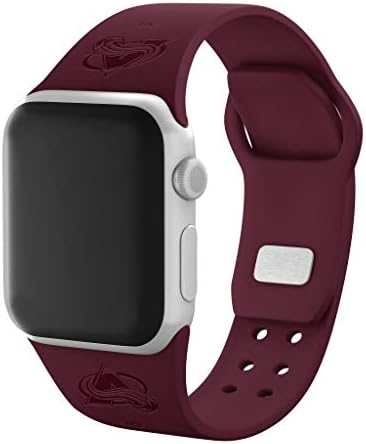 זמן משחק קולורדו מפולת מפולת חרוטת סיליקון שעון תואם ל- Apple Watch
