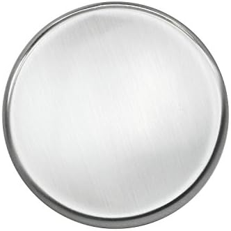 ROK חומרה עגול זן מעגל שטוח בסגנון מתכת דקורטיבי מטבח שידה ארון כפתור 2-1/4 K806857BN