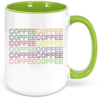 קפה קפה קפה/ספל אופנתי/כוס עיצוב סובלימטית/חובב קפאין