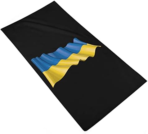 דגל אוקראינה מיקרופייבר מגבות יד סופגות מגבות סופגות מהירות כביסה יבשה
