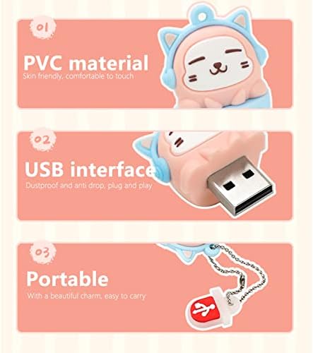 כונן פלאש USB Cartoon, USB2.0 חיה חמוד כונן פלאש מקל זיכרון, כונן אגודל כונן עט כונן עט מהירות