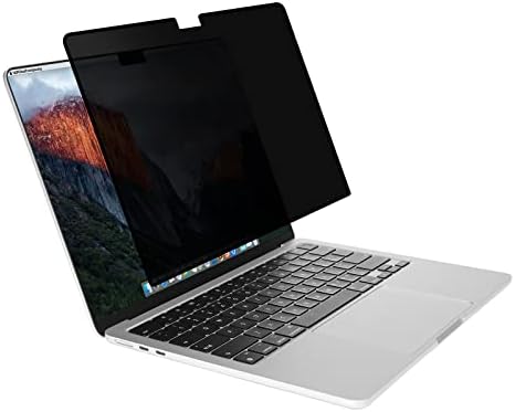 מסך פרטיות Mosiso תואם ל- MacBook AIR 13.6 אינץ '2023 2022 שחרור M2 A2681, אנטי כחול אנטי זוהר הוכחת