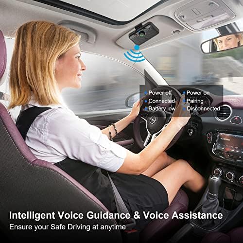 1MII ידיים רמקול מכוניות Bluetooth בחינם, ערכת רכב ניידת לטלפון סלולרי, תנועה אוטומטית, תומכת בסירי