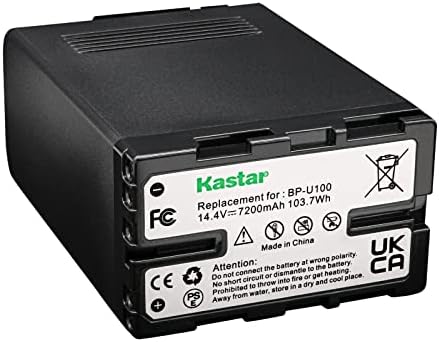 KASTAR BP-U100 AC LCD מטען מהיר כפול תואם ל- SONY PXW-FS5 PXW-FS5K PXW-FS5M2 PXW-FS7 PXW-FS7K