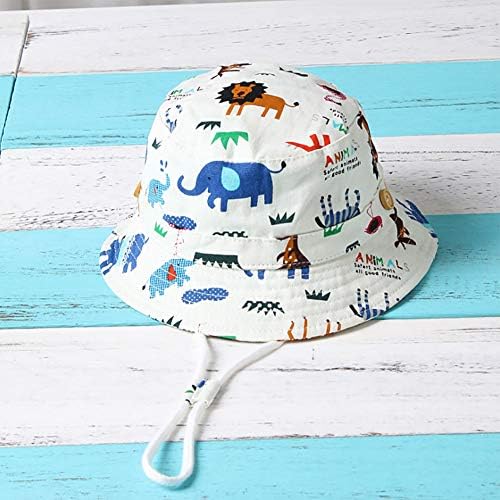 כובע דלי לילדים של Xyiyi כובעי שמש מתכווננים כובעי חוף נושמים לבנות בנות