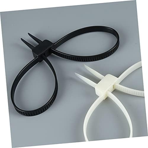 קשיי כבל כבל 6 יחידות כבלים לחוטים חשמליים קשרי כבלים חשמליים קשרי רוכסן עם חורי בורג קשרי תיל נעילה