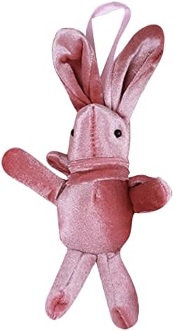 חרוזים אקריליים למלאכה ברורה ארנב ארנב מתנה לקישוט בובות תליון פסחא קישוטי פסחא תלים קישוטי