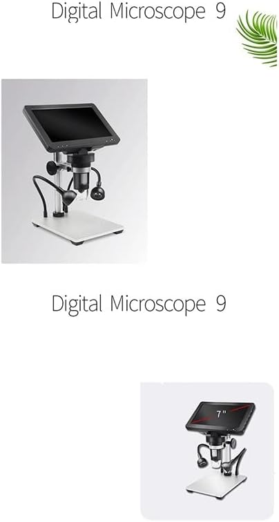 אביזרי מיקרוסקופ 12MP DM9 HD 7 אינץ '1200X מיקרוסקופ דיגיטלי מעבדת מגדלים תעשייתיים מתכלים