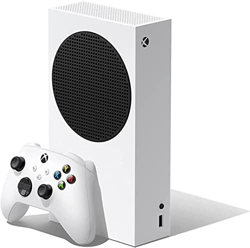 Microsoft Xbox Series S 512GB משחק קונסולת כל-דיגיטלית, בקר אלחוטי Xbox אחד, רזולוציית המשחקים 1440p, השמעת