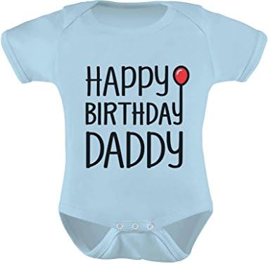 TSTARS יום הולדת שמח אבא מתנות לאבא מבת בן תינוקת תלבושות