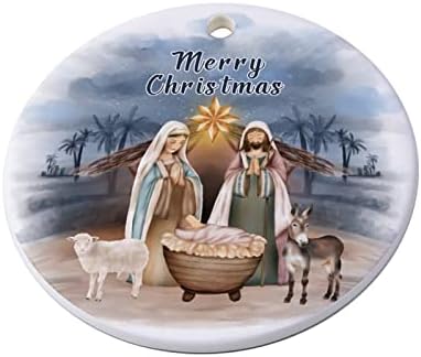 שייאן מצחיק ישוע ציור עיצוב קישוט קרמיקה לחג המולד קישוטים לבית תליונים לחג המולד עץ חג המולד קישוט תלוי, המתנות