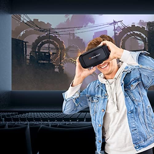 360 משקפי מציאות מדומה, משקפי מציאות מדומה 3 משקפי הגנה מפני אור כחול, קסדת משחק עדשת עין טלפון