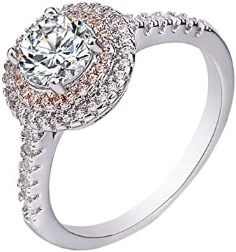 טבעת נישואין לנשים תכשיטים לנשים מתכווננות זהב אלגנטיות אבן חן אהבה קישוטים למסיבות קישוטי קישוטי