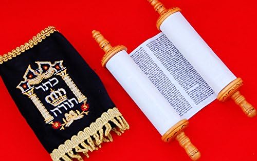 Judaica sefer torah מגילה ספר עברית תנך יהודה ישראל 19 סמ/7.5 אינץ '