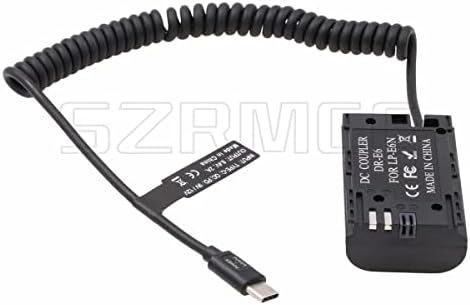 SZRMCC LP E6 DC מצמד סוללת דמה לסוג C כבל Trigger PD C מסוג C CANON 5D2 60D 70D 80D מצלמה SmallHD 501