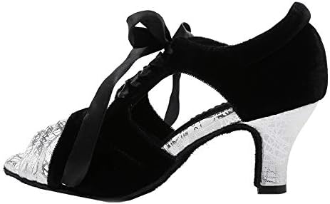 נעלי ריקוד של Hroyl ביצוע נעלי ריקודים לטיניות לנשים עקבי ריקוד סלסה חמים/נוחים, YCL310