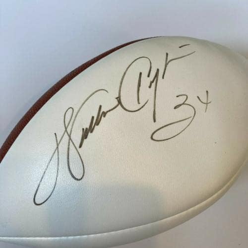 וולטר פייטון חתם על חתימה רשמית וילסון NFL כדורגל JSA COA - כדורגל חתימה