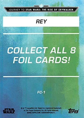 2019 טופס מלחמת הכוכבים מסע לעלייתו של סקייווקר רדיד אופי כרטיסי פ. ק. -1 ריי מסחר כרטיס