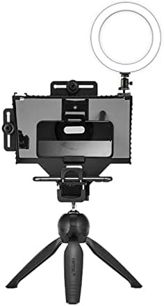 Xuesha Teleprompter נייד לווידיאו הקלטת וידאו חיובי חיון לריאום טאבלט הזרמת DSLR מכשיר כתובת מצלמה