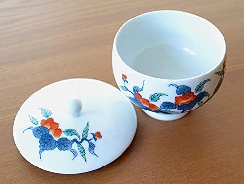 ערכת תה יפנית מיוצרת ביפן אריטה אימארי כלי קרמיקה 6 יח 'חרסינה 1 סיר תה מחשב ו -5 יח' כוסות מכוסות לתה ירוק