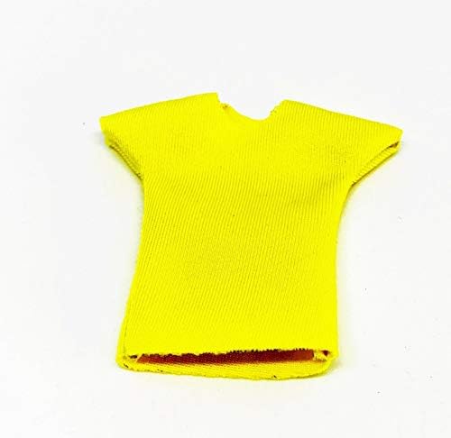 Figlot 1/12 חולצת טריקו צהובה עבור דמויות פעולה בגודל 6 של SHF Figma